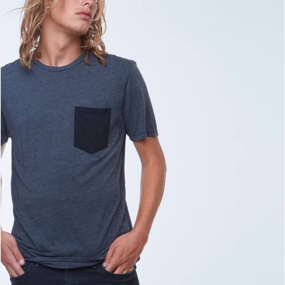 Contrast Pocket Crew by Groceries Apparel - Picture 1 of 4